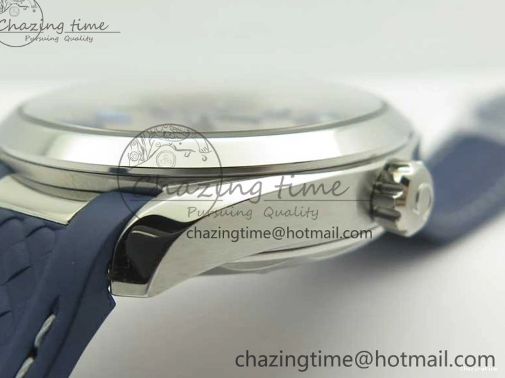 0501 Aqua Terra 150M Master Chronometers VSF 1:1 Best Edition Gray Dial Blue Hand on Blue Rubber Strap A8900 Super Clone HighQuality 8004